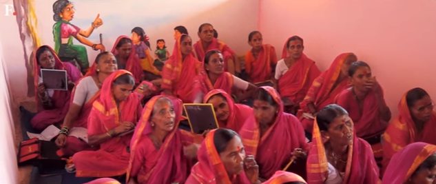 Grandmothers's school in India Aajibaichi Shala